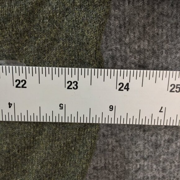 Eddie Bauer Mens TXL Olive Green Crew Neck Textured Sweater - Picture 3 of 8